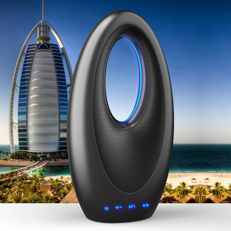 

Wireless Bluetooth-compatible Speaker Multi Function Touch Control Home Decoration Artwork Dubai Hotel Design FM Radio TF Card