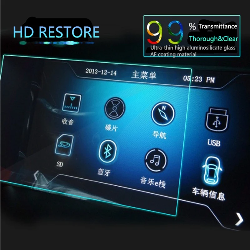 15 &quot17&quot Центр Управление сенсорный Экран автомобильный навигатор протектор