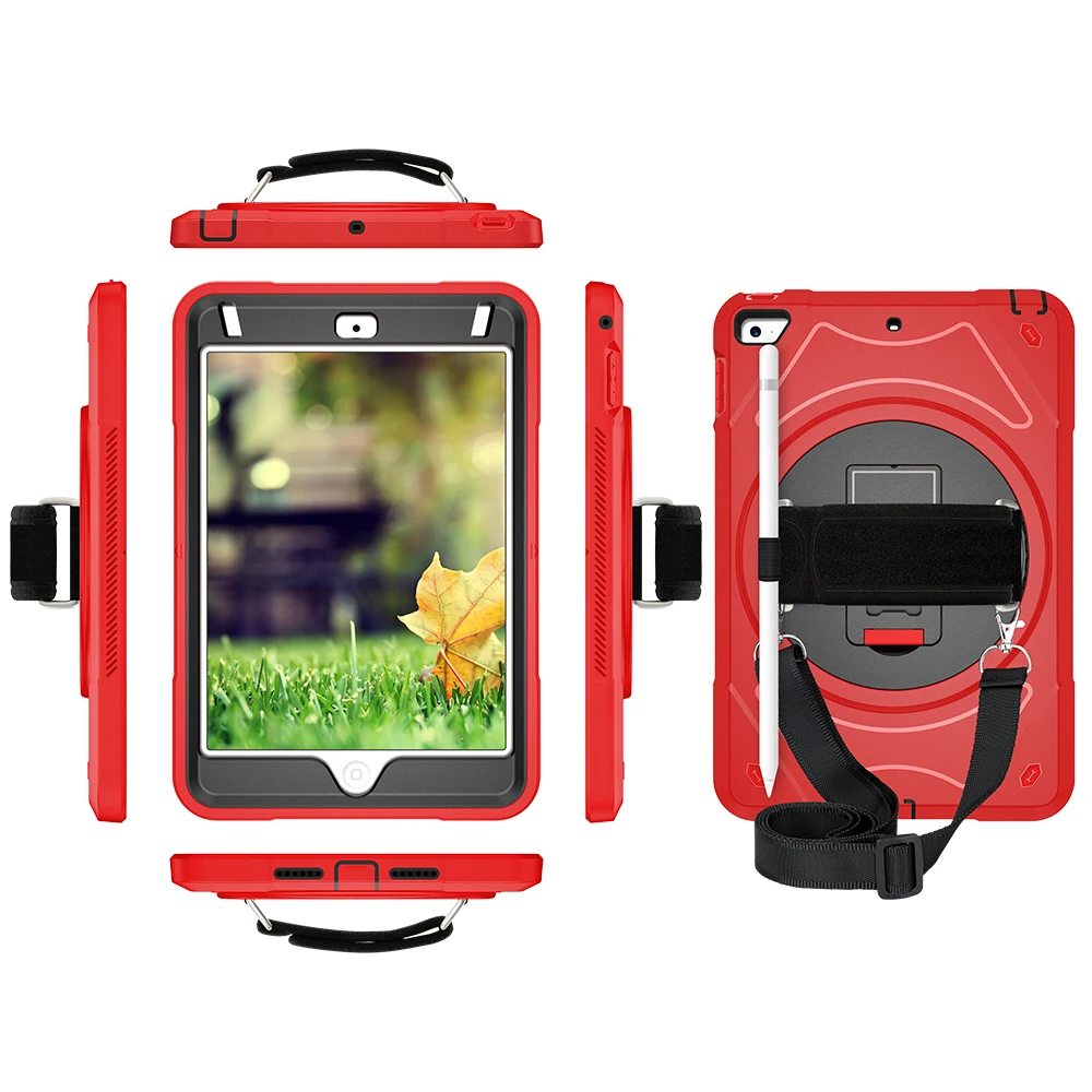 Противоударный чехол для iPad Mini 4 mini 5 2019 детский с держателем карандашом