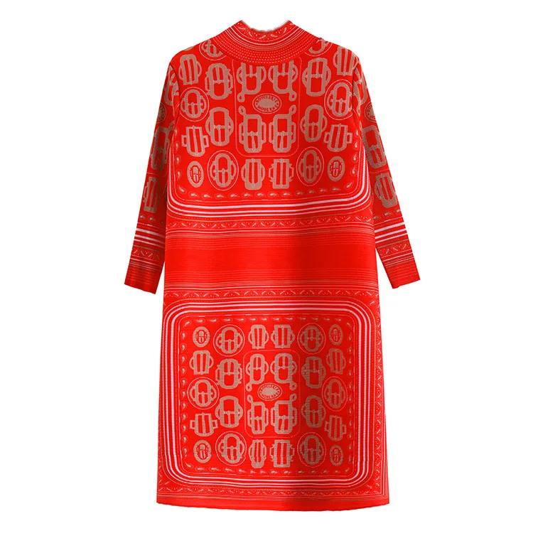 Размера плюс платье для женщин 45-75 кг Сезон весна-осень Новинка С высоким плотно