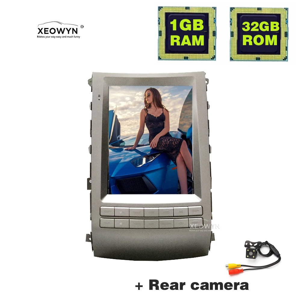 32G rear camera Вертикальный автомобильный сенсорный экран в стиле Tesla Стиль Android 6,0 10,1 дюймовый автомобильный Радио для Fit Hyundai Veracrus Ix55 навигация Gps wi-fi-мультимедиа интерн - Цвет: 32G rear camera
