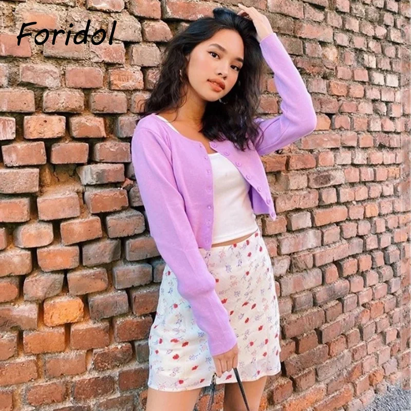 

Foridol с цветочным рисунком в богемном стиле; Сезон лето шифоновая короткая трапециевидные юбки женские 2021 Новинка в винтажном стиле; С высоко...