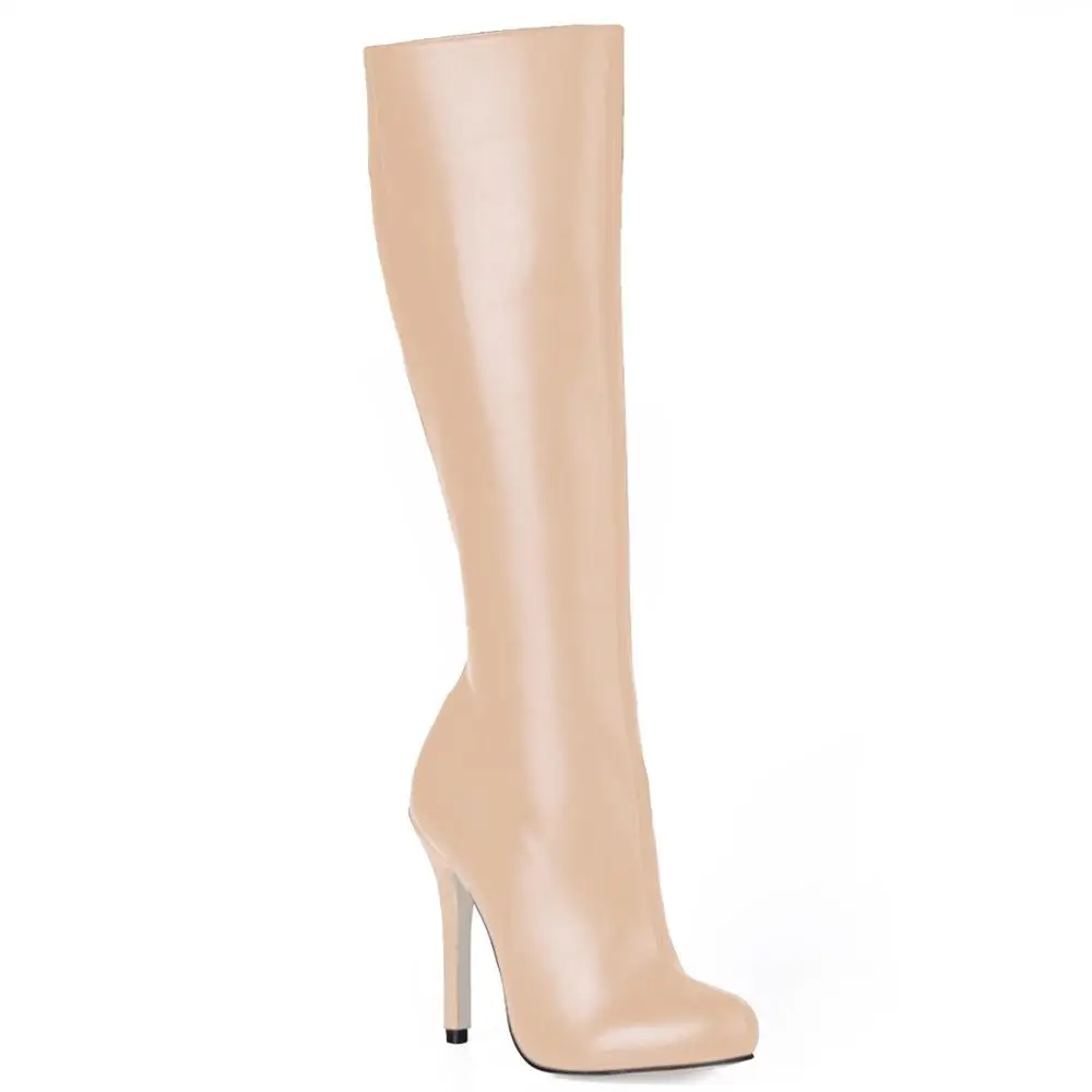 Пикантные модные сапоги до колена на шпильке Bottes Genoux Femmes Rodilla Botas Mujer Stivali ginovo Donna