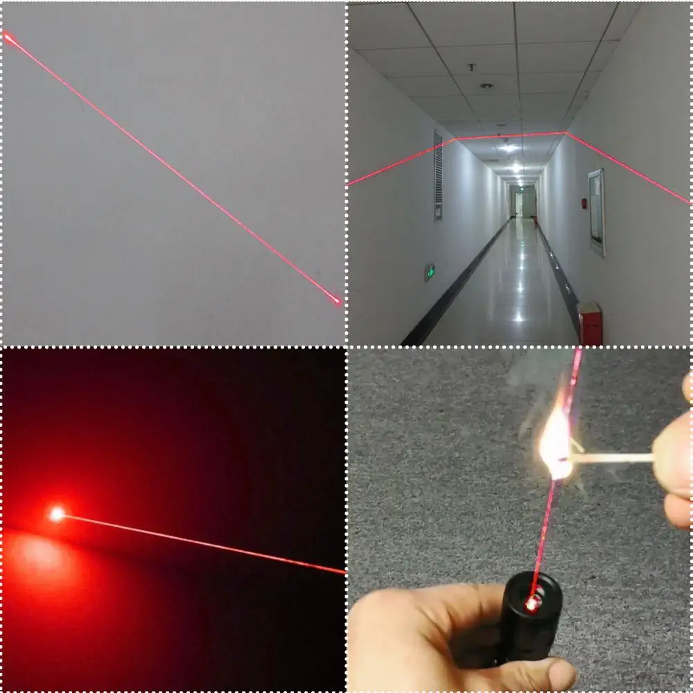 CWLASER Высокая мощность 532 нм Зеленый/650нм Красный Фокусируемый лазерный указатель