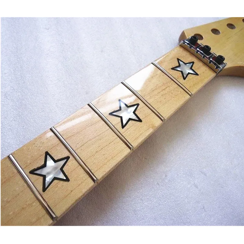 Disado 22 Frets Inlay Star Maple Electric Guitar Neck Guitar Accessories Parts Musical Instruments Can Be Customized enlarge