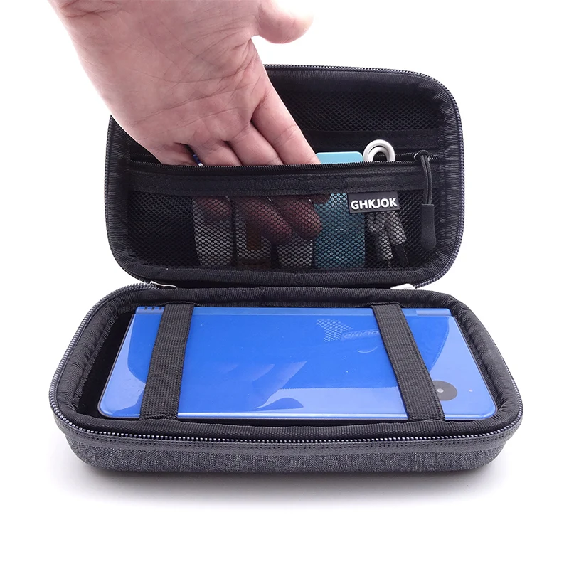 Hard Drive Storage Bag Case For HDD SSD USB Data Cable 3DS XL/ XL Game ConsolesHeadphone Mobile Power | Компьютеры и офис