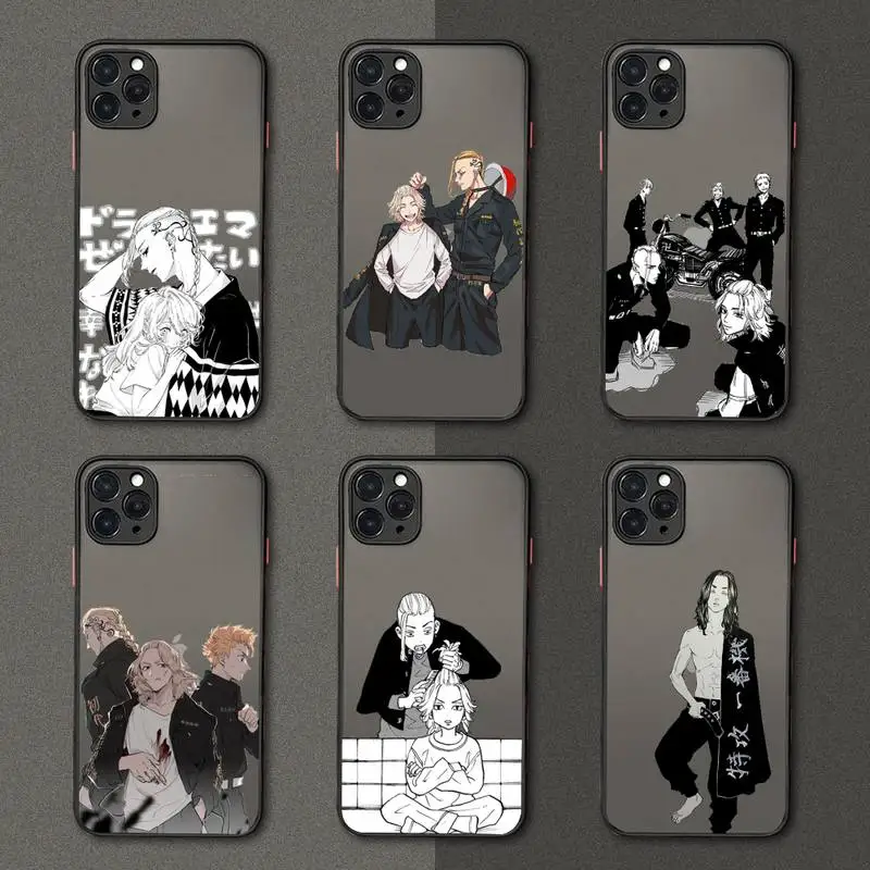 

Tokyo Revengers Japan anime Phone Case matte transparent For iphone 7 8 11 12 plus mini x xs xr pro max cover