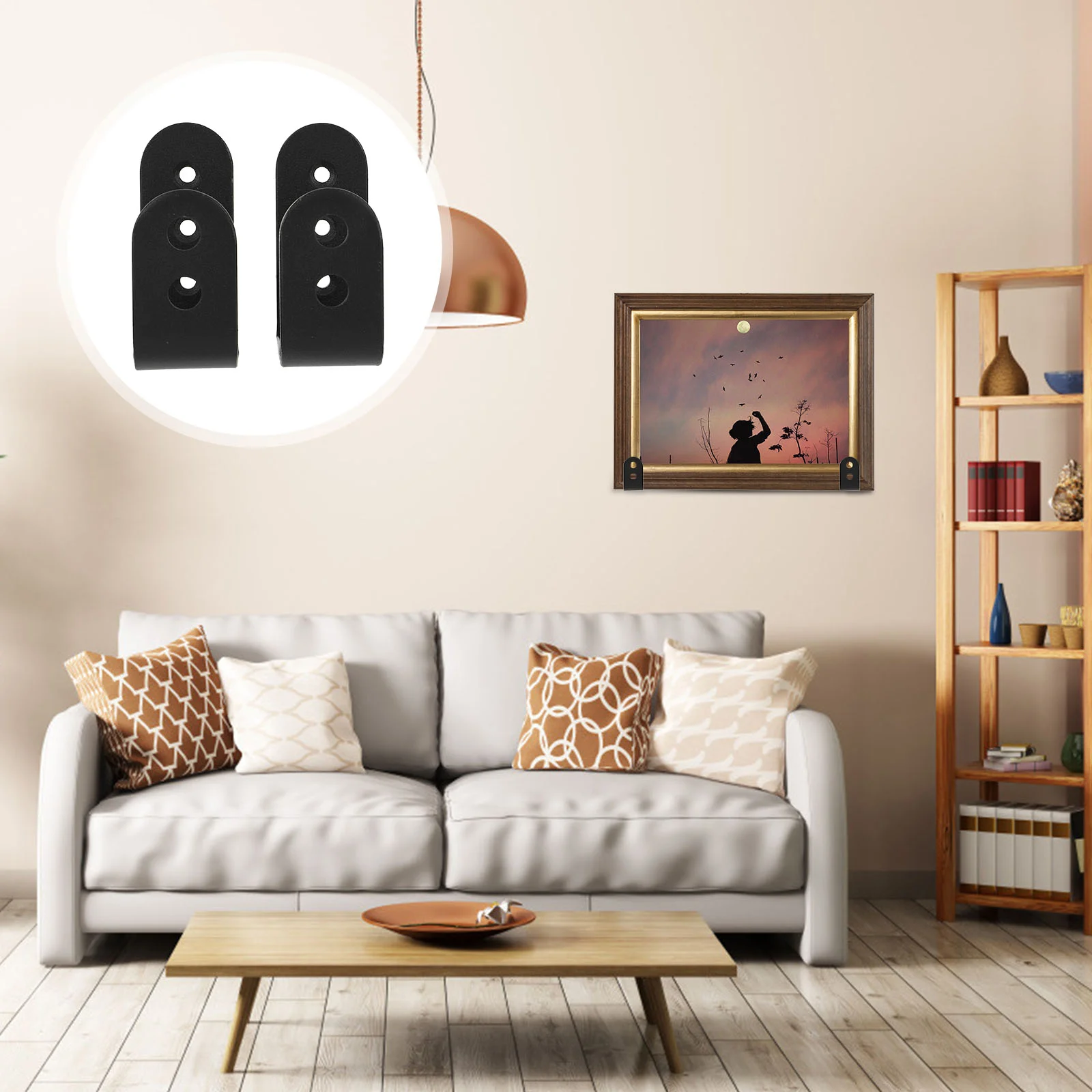 

1 комплект, настенный U-образный кронштейн с винтами