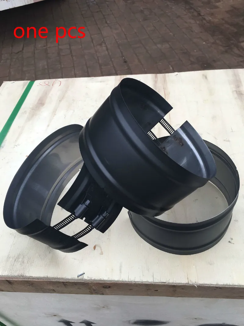 1 шт. нержавеющая сталь круглая труба из оцинкованной стали с камином дымоход