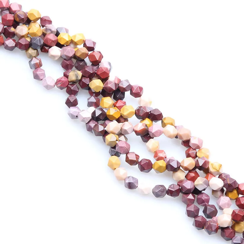 Оптовая продажа бусины из натурального сыпучего круглого ограненного яичного