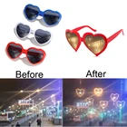 Солнцезащитные очки, дифракционные очки в форме сердца