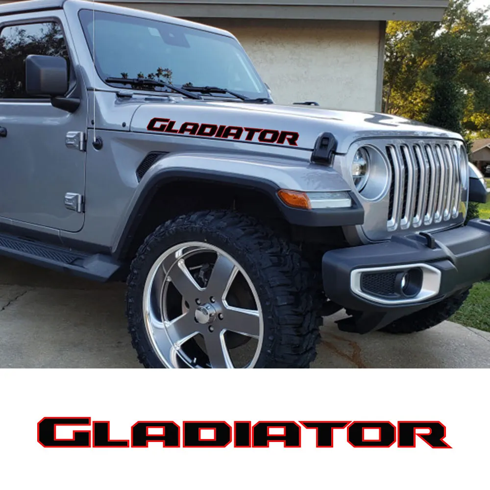 2 шт. виниловые наклейки для Jeep Gladiator|Наклейки на автомобиль| |