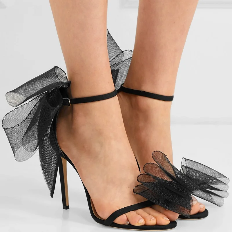 Женские босоножки Летняя пикантная женская обувь на высоком каблуке с сетчатым