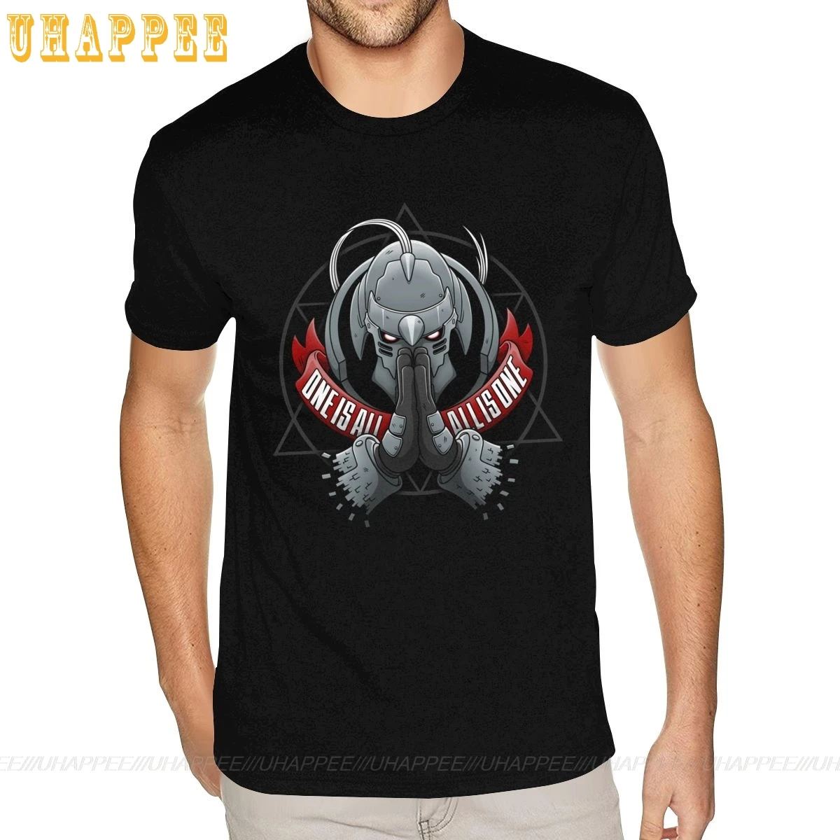 Цельнометаллическая рубашка со стальным алхимиком Эдвард 5XL для мужских рубашек