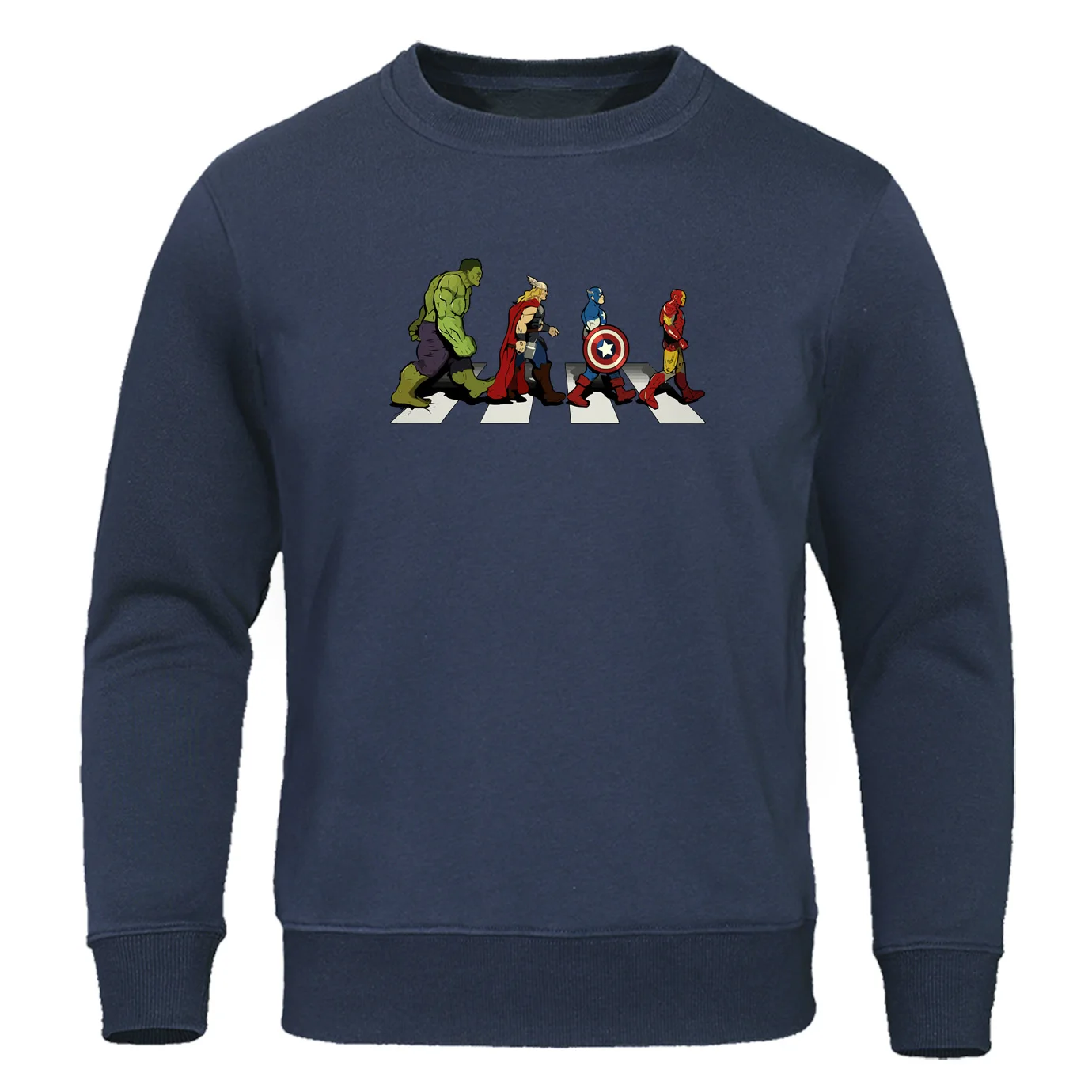 2020 осень зима мужские толстовки Мстители дорожный супергерой дизайн Топы