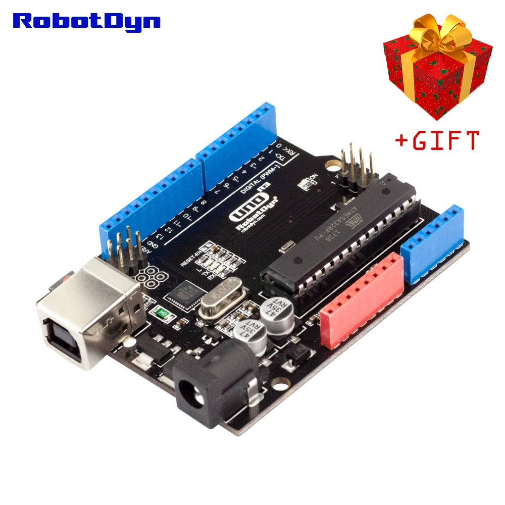 Классический UNO R3 ATmega16U2+ ATmega328P-PU(Arduino-совместимая плата
