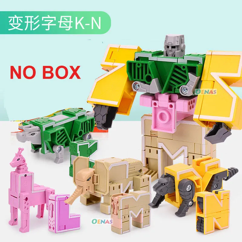 KLMN NO BOX 15 в 1 развивающие сборные строительные блоки GUDI фигурка Трансформация Роботы количество Деформация игрушки для детей - Цвет: KLMN NO BOX