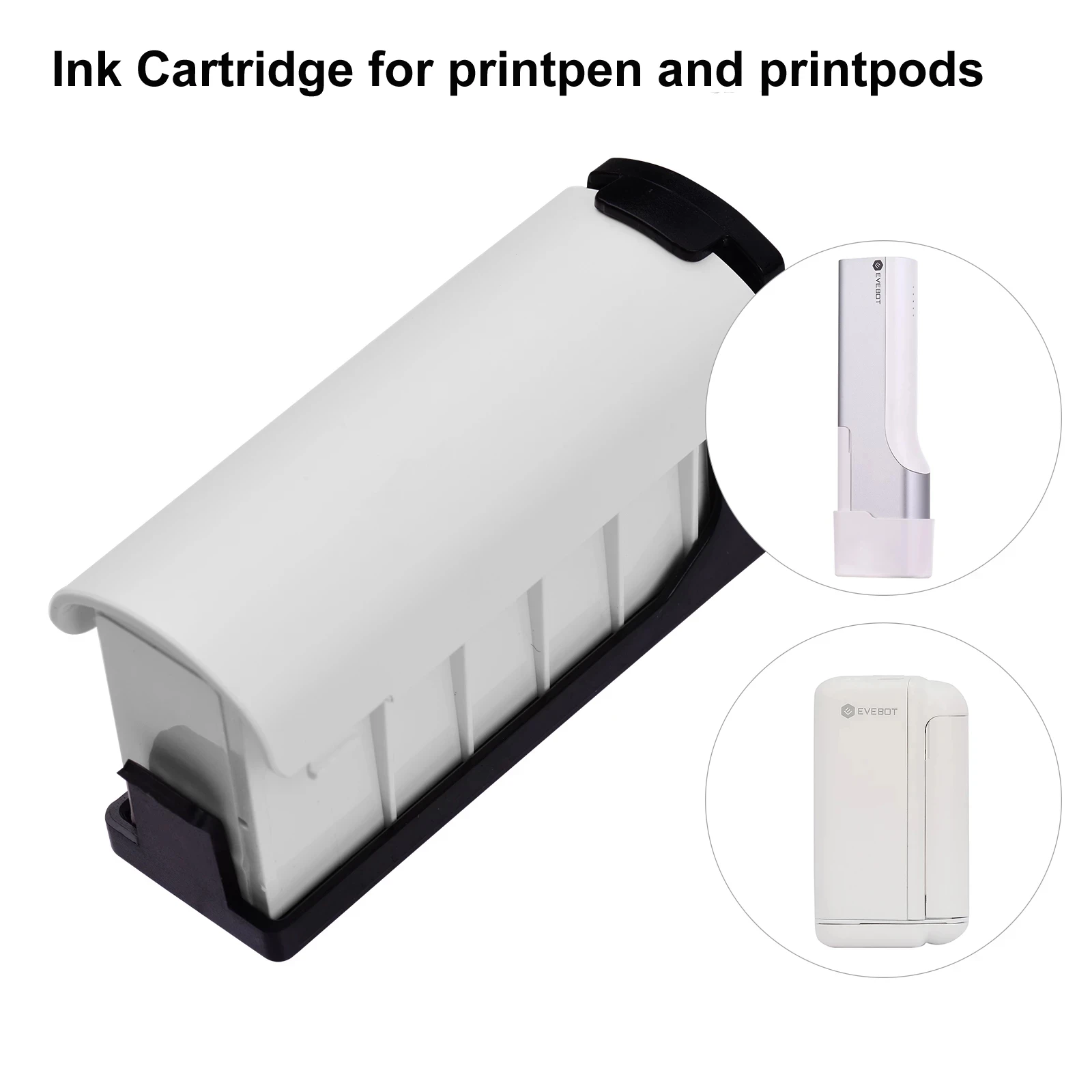 

Water Base Ink Cartridges for Printpen and Printpods Skin Friendly Tattoo Ink Cartridge for Mini Inkjet Printer