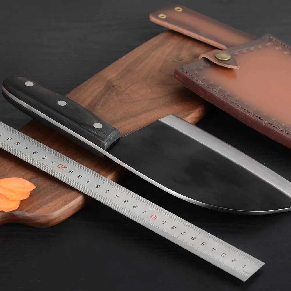 Qing 6 5 дюйма китайский нож мясника из высокоуглеродистой стали для обвалки