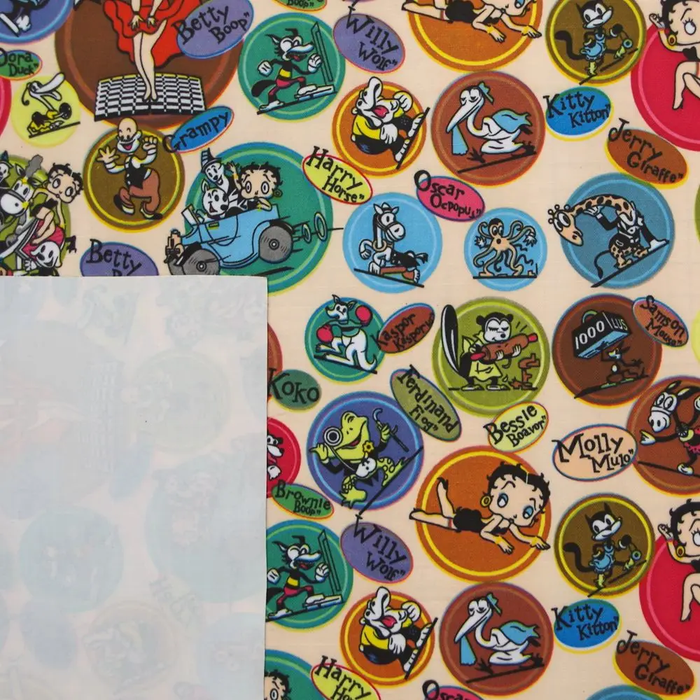 Водонепроницаемая ткань 70x50 см с ПВХ покрытием мультяшный карактор для мальчиков