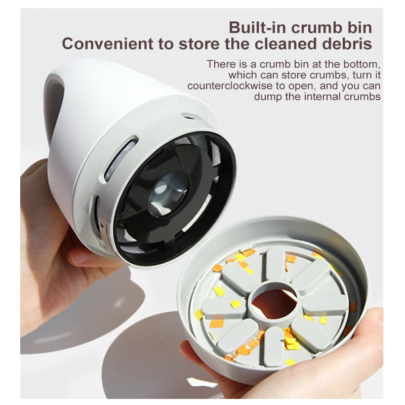 

Electric Mini Vacuum Cleaner Desktop Small Powerful Home Handheld Clean Desktop for Home Car Portable 1200mAh