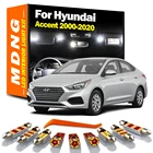 MDNG Canbus автомобильные лампы для Hyundai Accent 2000-2017 светодиодный 2018, комплект светодиодного освещения для салона, купольная карта, номерной знак, лампа без ошибок