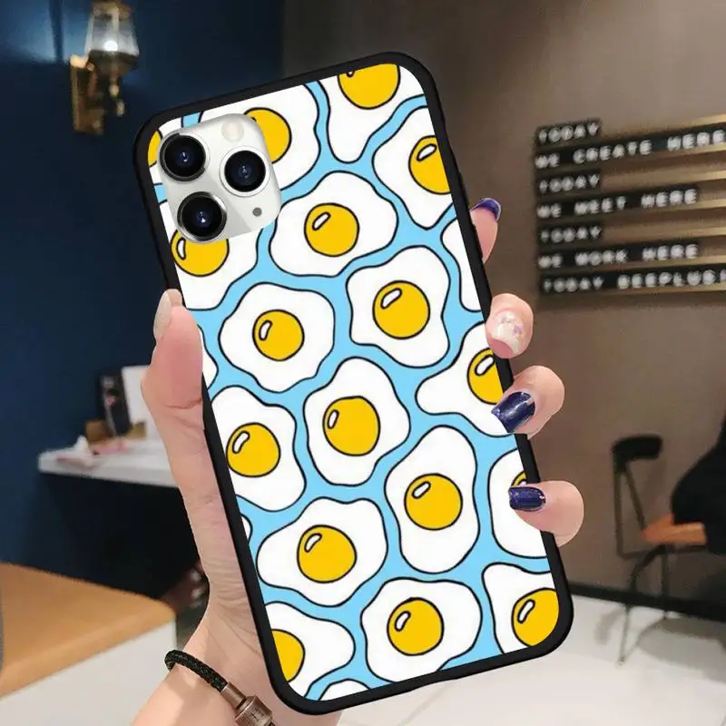 

Funny Egg Styles cut cartoon Phone Cases for iPhone 11 12 pro XS MAX 8 7 6 6S Plus X 5S SE 2020 XR Soft silicone Shell Cover