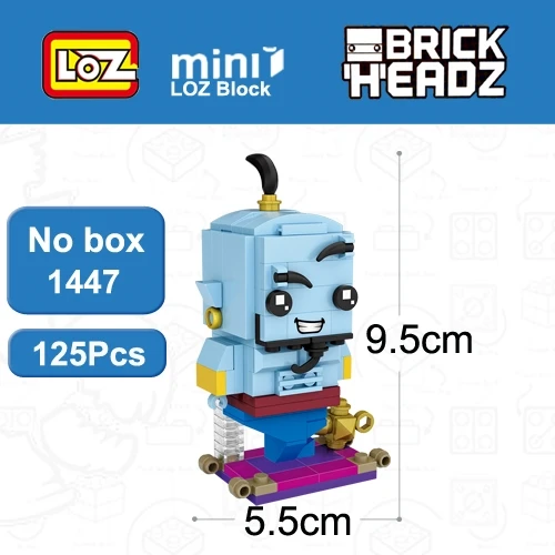 LOZ 1447 no box LOZ клоун мдональд Рональд Humburger Мини Строительные блоки 249 шт кирпичная голова фигурка игрушка подарок для детей в возрасте 6+ официальный авторизованный - Цвет: LOZ 1447 no box