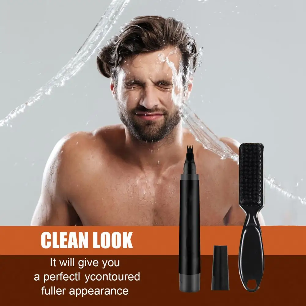 

Beard Fill Pen Fashionable Long Lasting Grease Mustache Enhancer Nourish Shaping Pen for Men