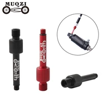 muqzi mtb bike shock absorber valve adapter suspension air valve conversion nozzle ifp extend prevent air leakage tool