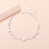 celestial stars charm bracelets white gold plating for girl women 2021 fashion jewelry match kpop hiphop boho style