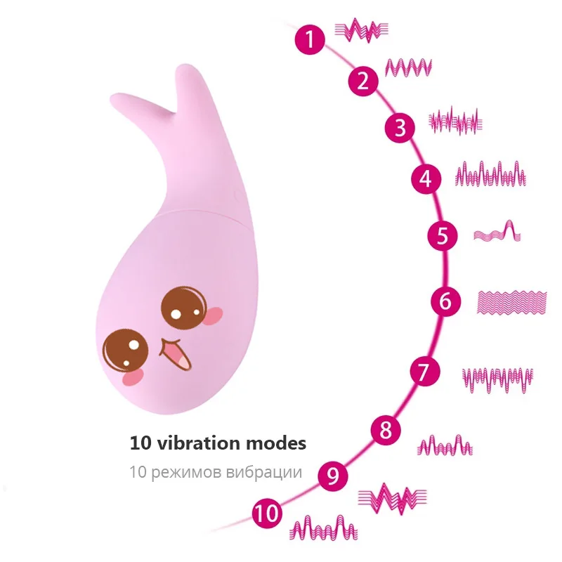 Милая Рыба мощный массажер для точки G женщин 10 видов вибраций женский клитора