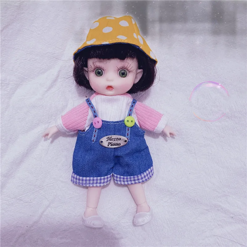 

Новинка, 16 см, Одежда для кукол, универсальная, Bjd кукла, аксессуары для одежды, 1/8, модное платье, штаны, комплект для девочек, DIY игрушка, кукла...