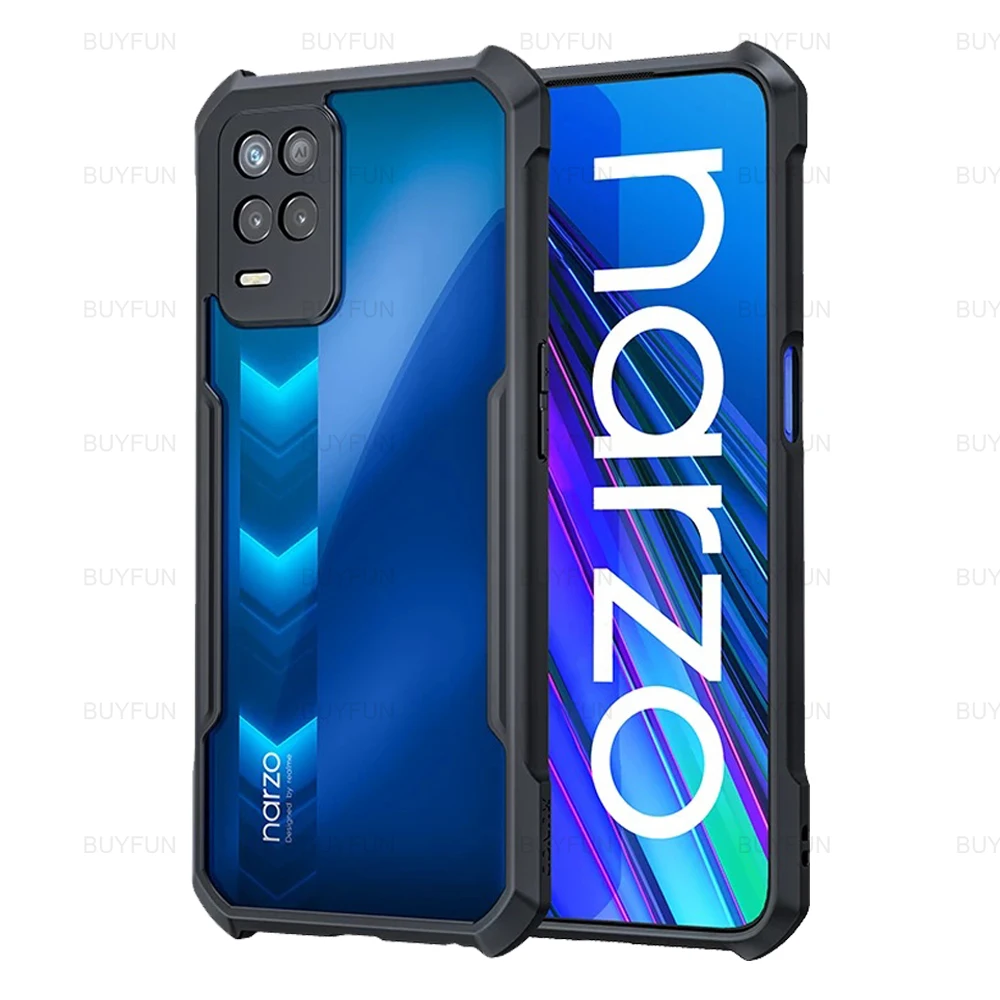 

Realmy Narzo 30 5G Case Shockproof Clear Case For Realme Narzo 30 5G OPPO Realmi Narzo30 5G silicone Transparent Protect Shell