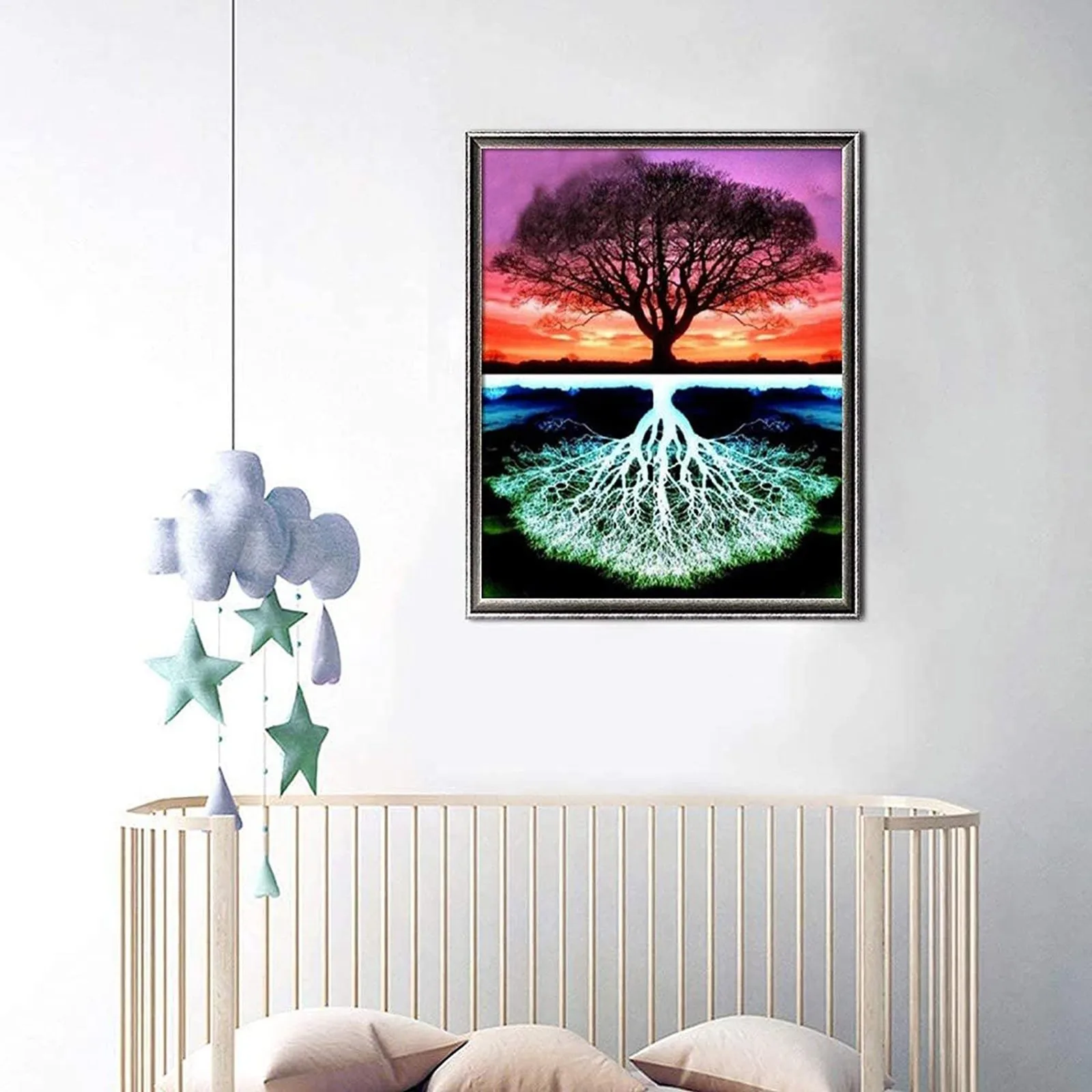 Алмазная мозаика сделай сам для украшения стен дома картина вышивки квадратными