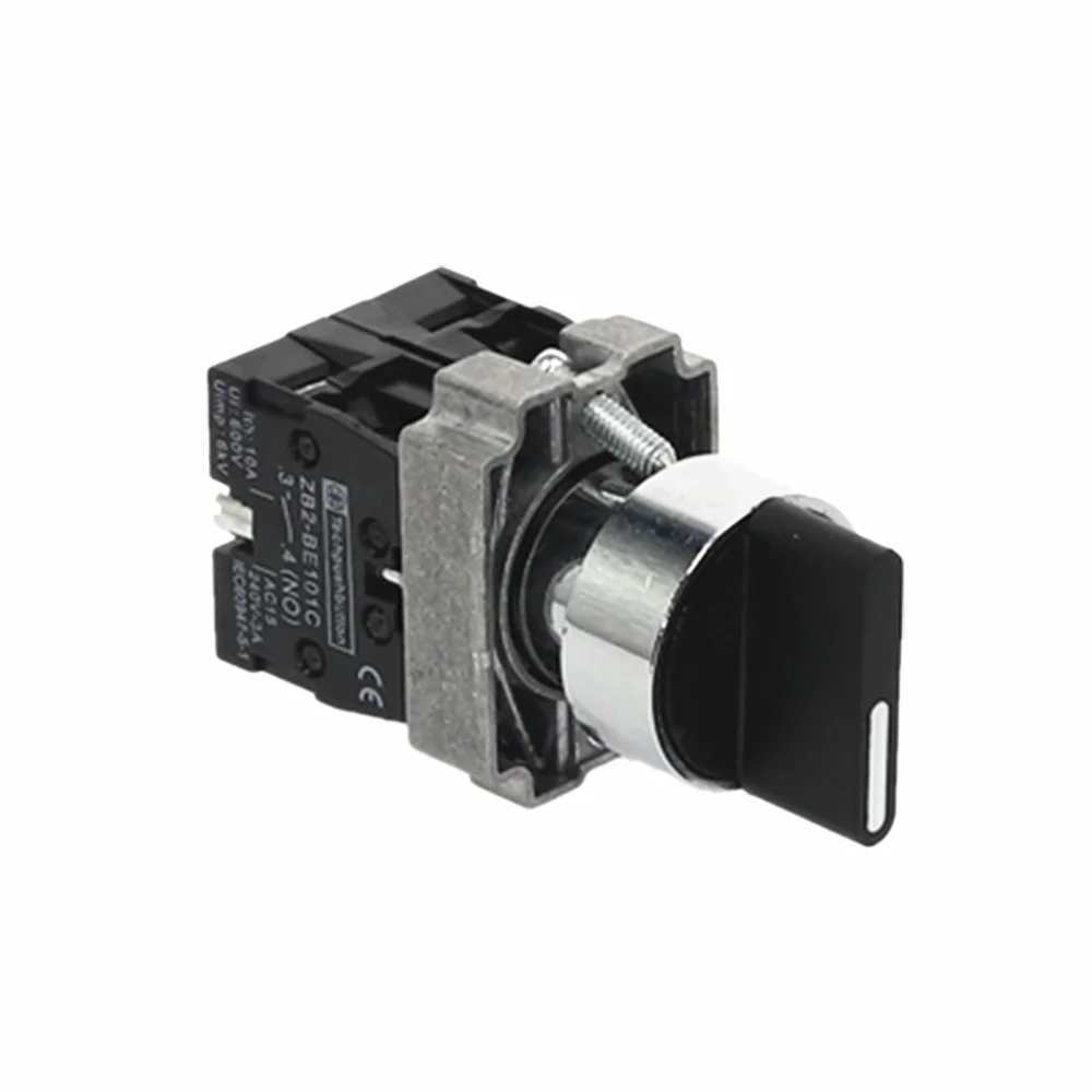 22 мм XB2-BD25 2 положения NO+ NC ручка переключателя 10A/415V переключатель выбора блокировки