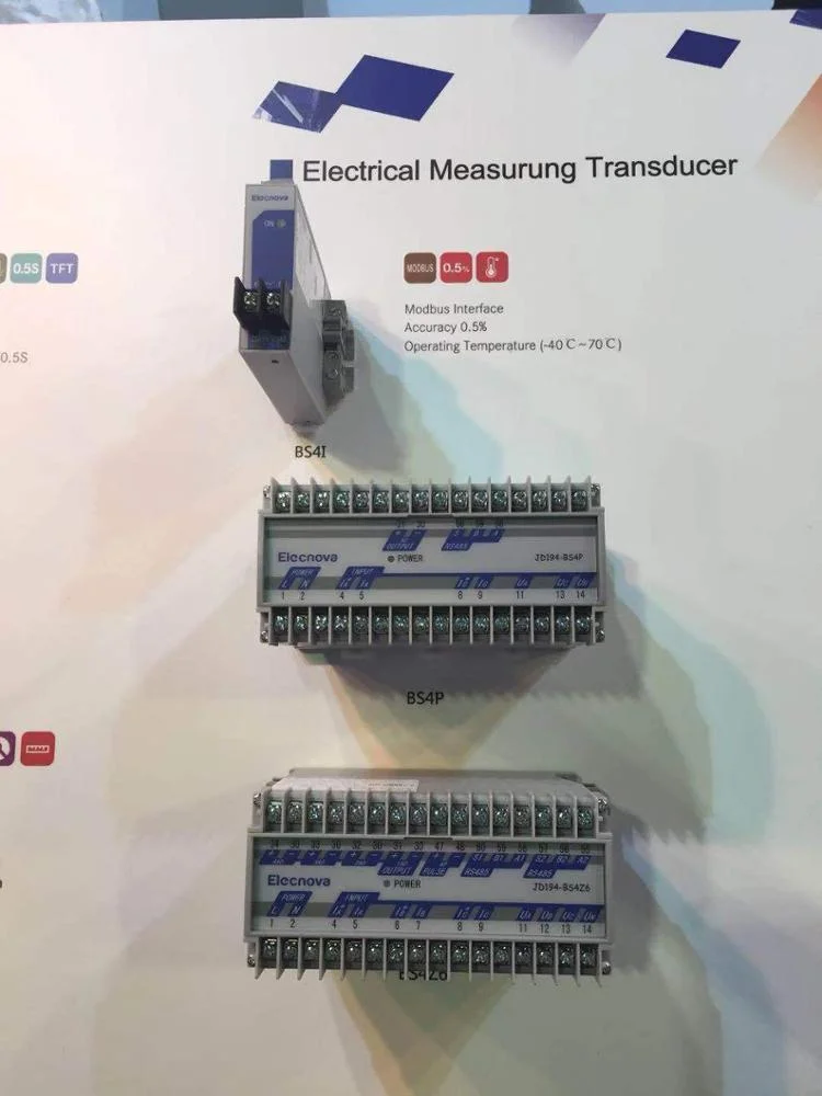 JD194-BS4Q din-рельсовый преобразователь rs485 AC 3-фазные датчики регистрации данных