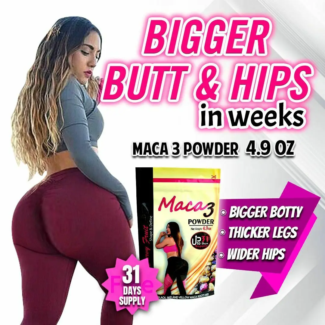 

4.9 Oz Maca3 Powder Natural weight gain fullness curve buttocks & Hips bust