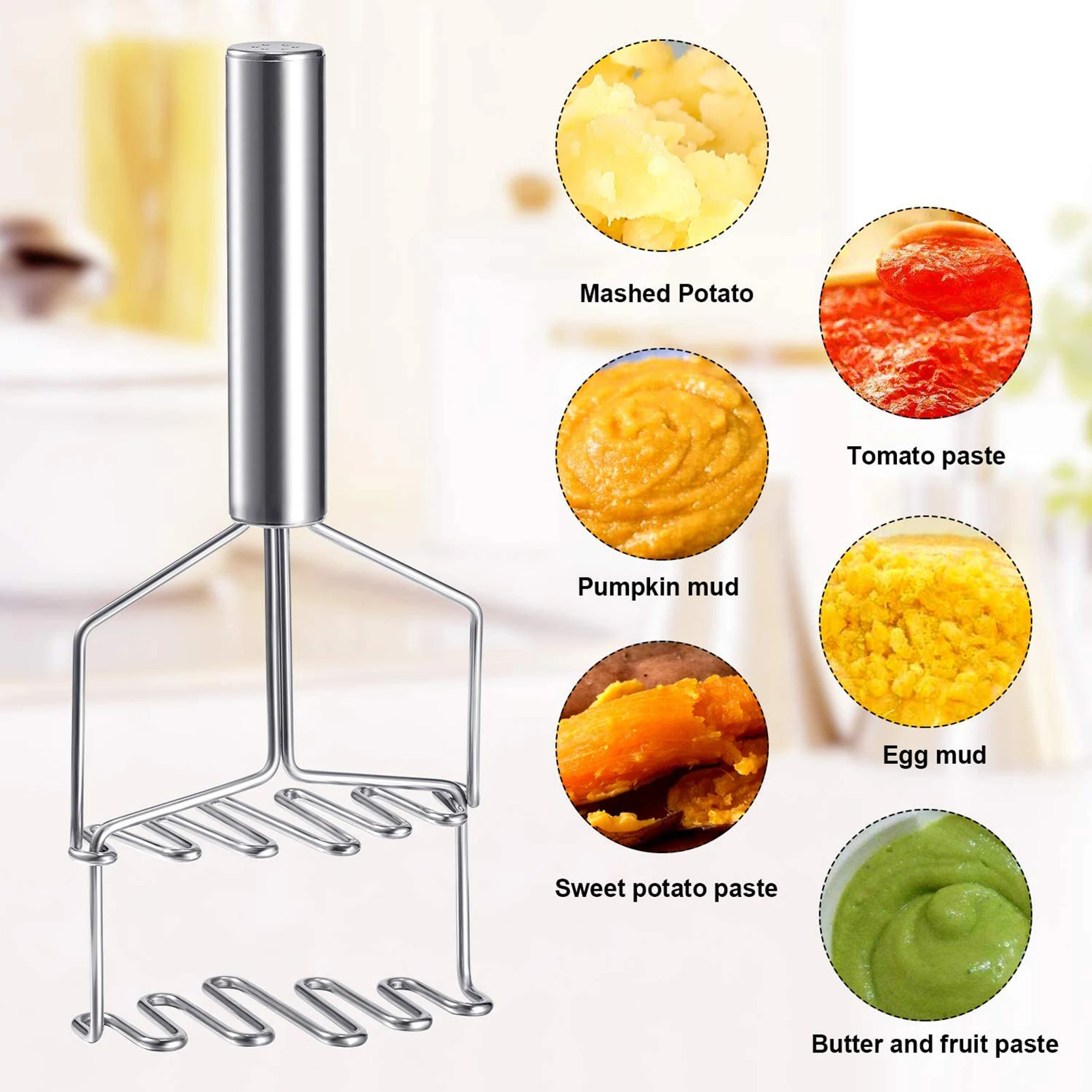 Машер для картофеля из нержавеющей стали двухслойная проволочная Картофельная