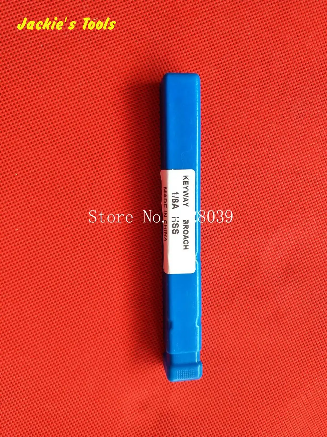 Keyway Broach 1/8 дюйма высокоскоростной режущий инструмент из быстрорежущей стали типа