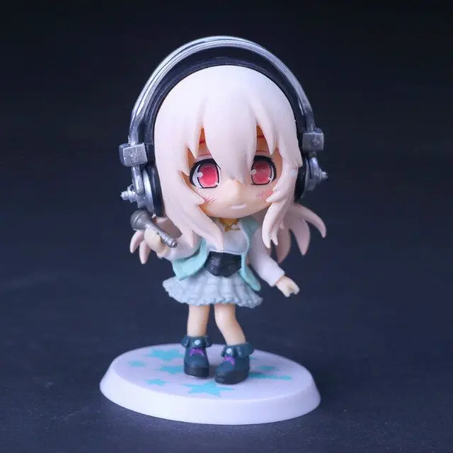 5 стилей Аниме Супер Sonico Рабочий комплект Q Ver звуковой купальник ПВХ фигурка