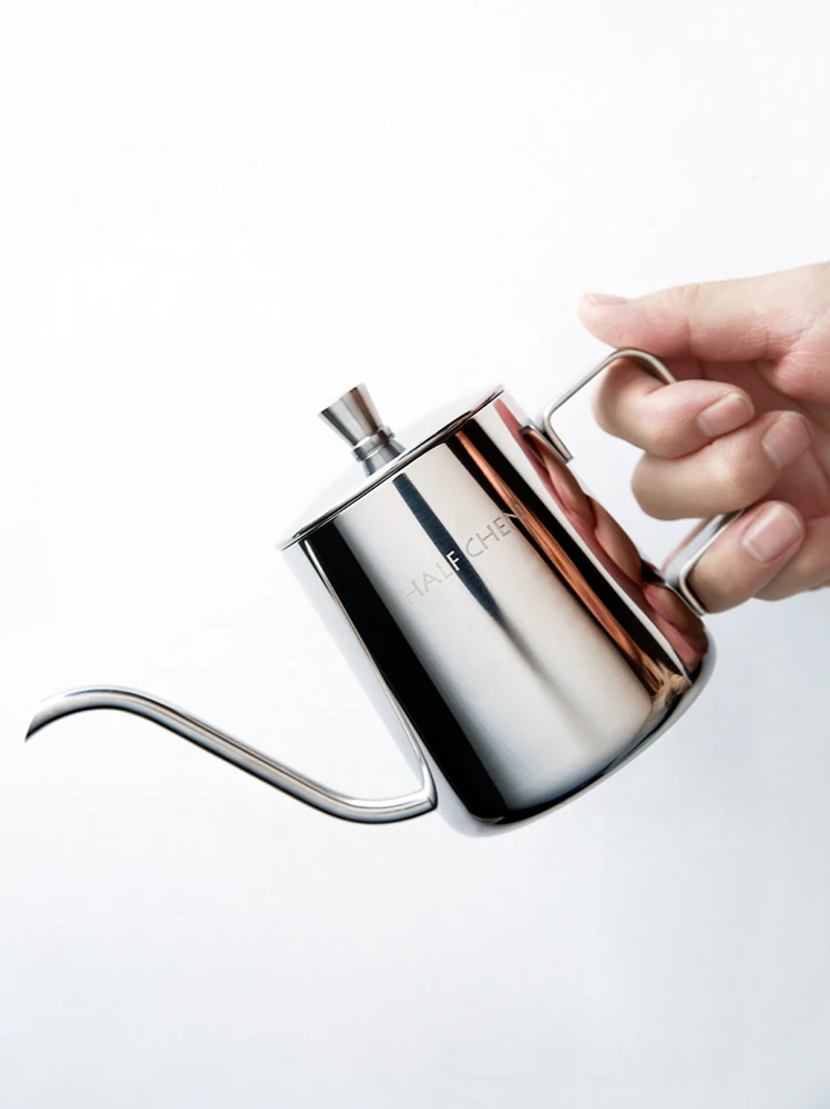 

Hand brewed coffee pot hanging ear brewed coffee pot household stainless steel drip type long mouth thin mouth coffee pot