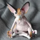 Статуэтка Сфинкса в форме кошки, коллекционные фигурки, миниатюрный декор, настольное украшение, фигурка животного, домашний декор, Сфинкс