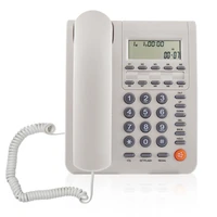 corded desk telephone for home landline fixed phones with caller idcall waiting speakerphone landline phones 3 alarms