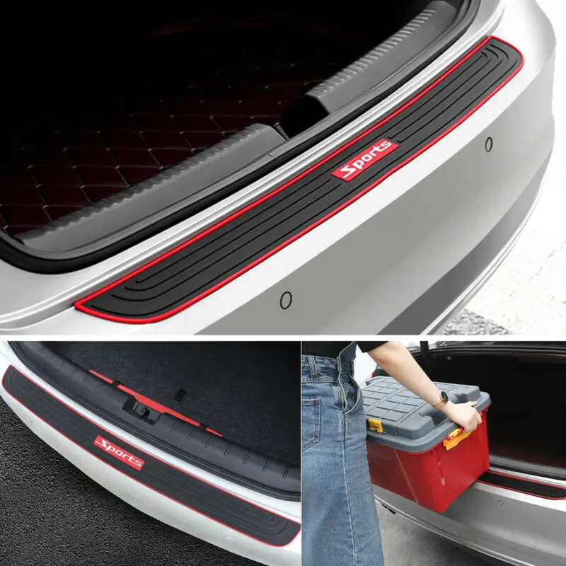 

Rear Door Sill Strip Rubber Sill Bumper Car Guard Protector Universal 90cm