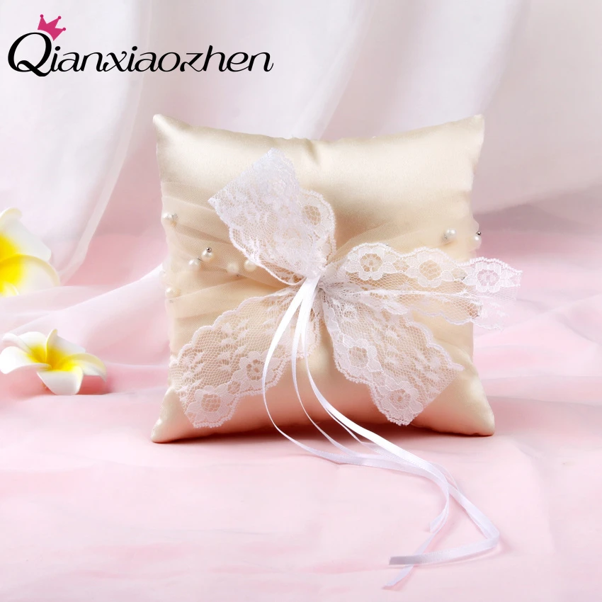 Обручальное кольцо Qianxiaozhen с бантом держатель обручальное свадебное украшение