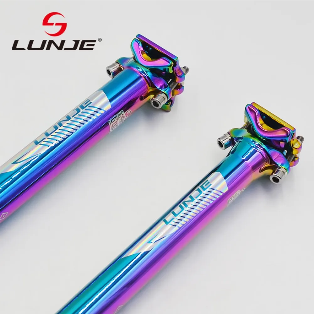 

1pcs Mountain/Road Bicycle Seatpost 27.2/31.6*400mm Cycling Colorful Aluminum Alloy Seatposts Bicycle Seat Tube Accessories
