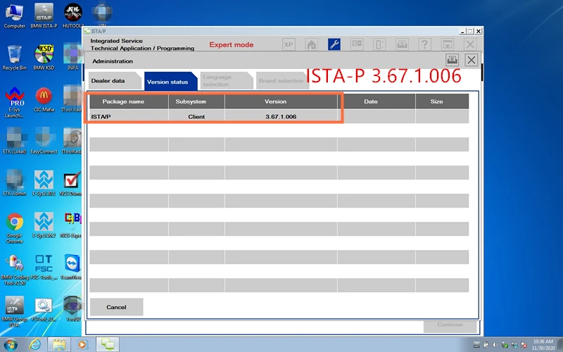 

New For B-MW ICOM A 2 B C for B-MW ICOM NEXT Expert Software HDD SSD 2020.12v ISTA-D 4.22 ISTA-P 3.67 Fit multi laptops