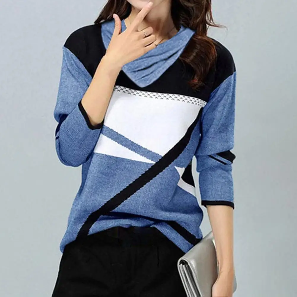 

Spring Blouse Loose Breathable Soft Individual Lady Top Spring Shirt for Work