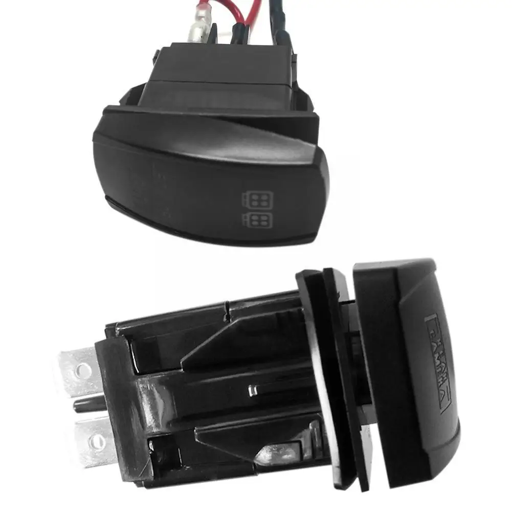 

5Pin Rocker Switchs 3Pcs Include Rear Lights & LED Power On/Off USB Boat For Car SUV Panel Bar&Dual ATV Light Switch Charge Y6V8